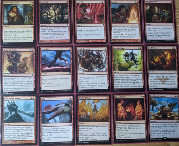 Rionya, Fire Dancer - Combat/Storm EDH Deck (Custom 100 Card Commander Deck)